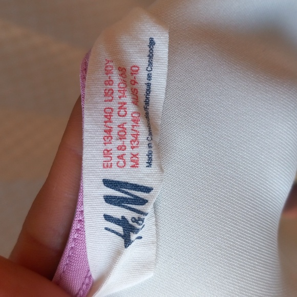 H&M Short Rainbow Dress For Girls Size 8-10 Y - Picture 7 of 9